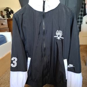 BLACK AND WHITE AIR JORDAN WINDBREAKER
